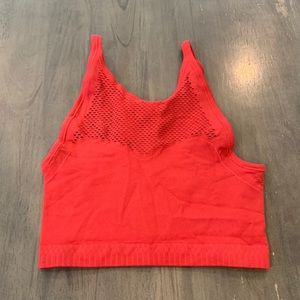 Urban outfitters mesh top with sweetheart neckline